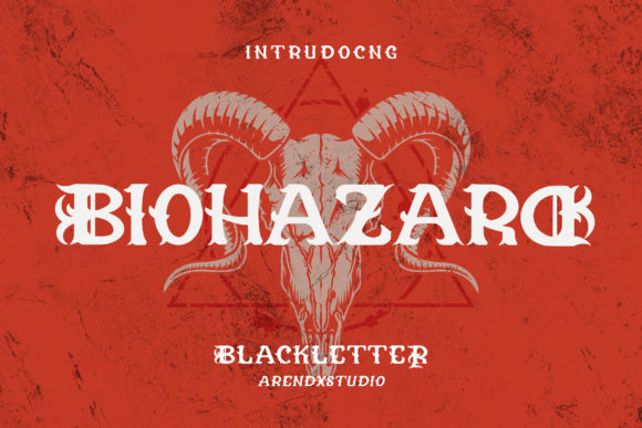 Biohazard: Unleashing a Bold Blackletter for Modern Brands