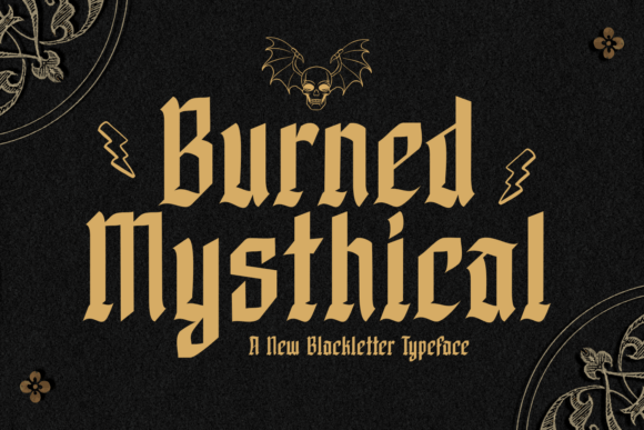Burned Mysthical: The Blackletter Typeface for Autumn's Creative Edge