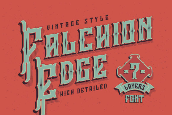 Falchion Edge: A Bold Blackletter for Modern Design
