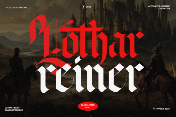 Lotharreiner Regular: A Gothic Typeface for Bold Branding