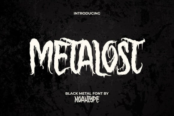 Metalost: The Grunge Blackletter Font for Bold Designs