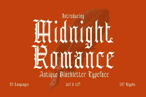 Midnight Romance Copy: Gothic Poise for Modern Design