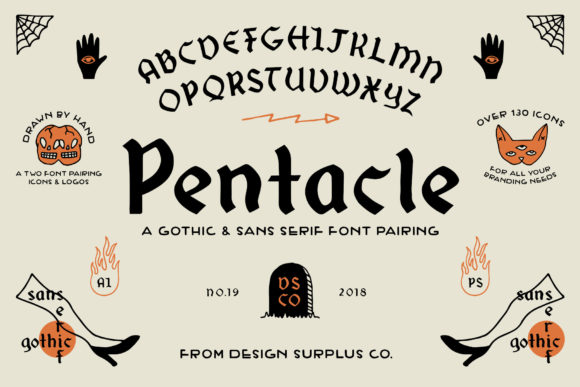 Pentacle: The Gothic Display Font for Bold, Modern Designs